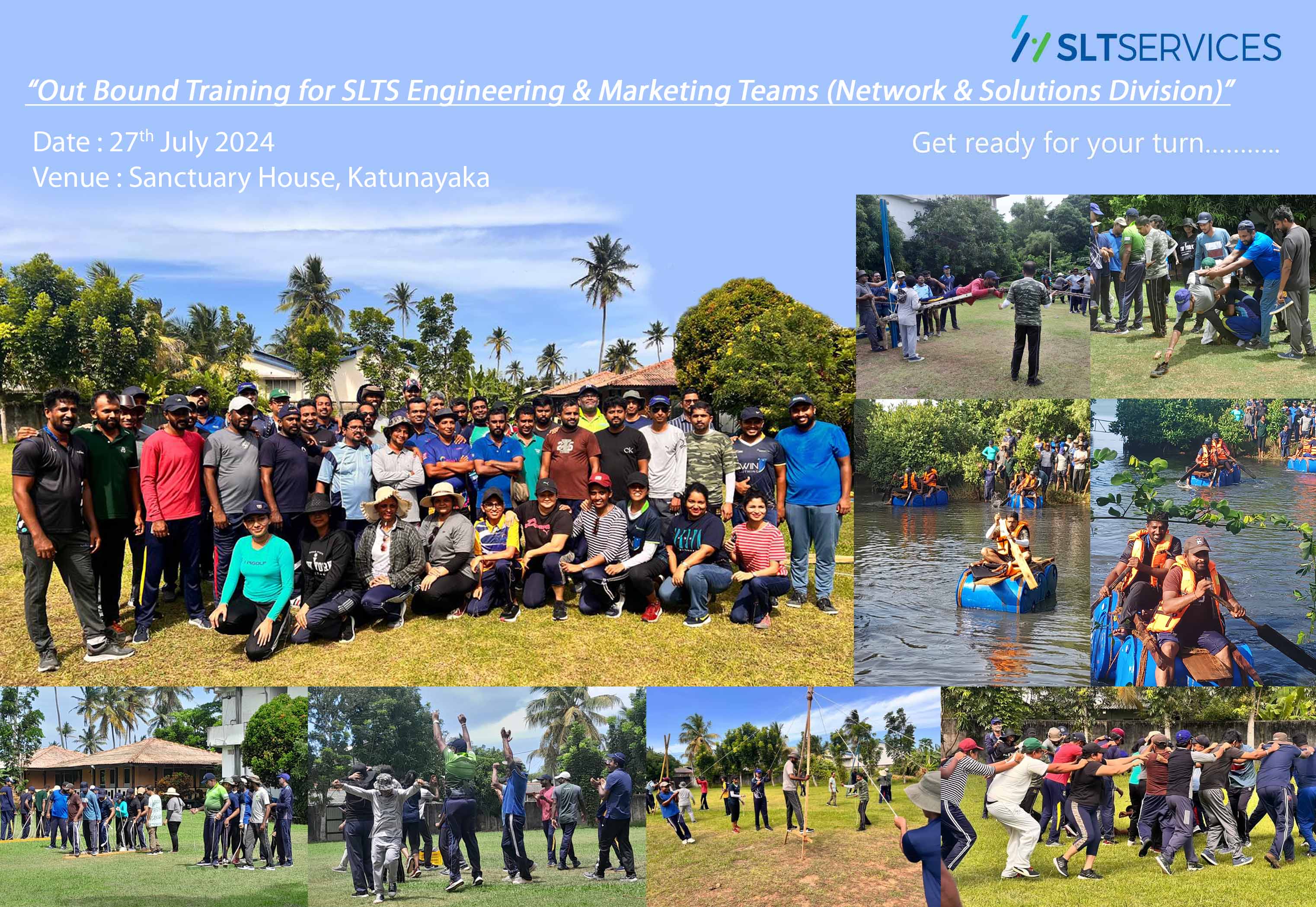 Out Bound Training for SLTS Engineering & Marketing Teams (Network & Solutions Division)